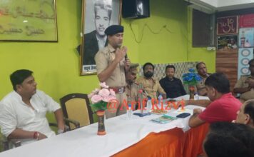 आगामी मोहर्रम के मद्देनज़र बारगाहे-ए-रज़ा में पीस कमेटी की बैठक संपन्न